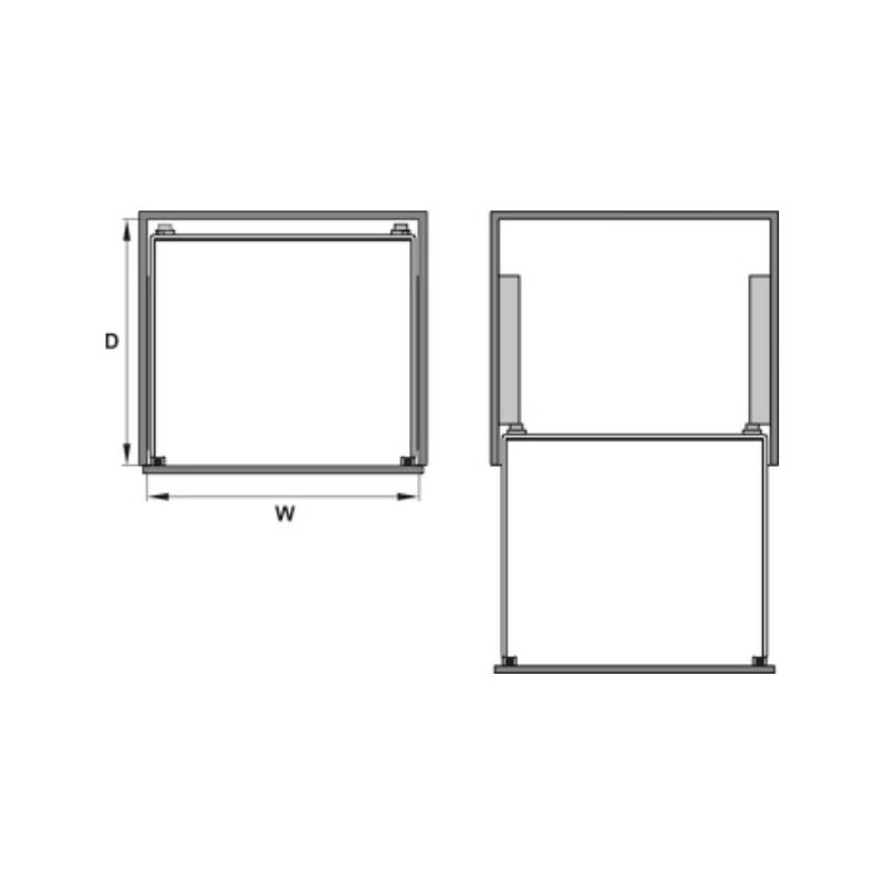 Bộ rổ xoong nồi Hafele Cappella 549.08.428 Bộ rổ xoong nồi Hafele Cappella 549.08.428