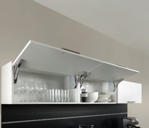 Bộ tay nâng Free Flap 1.7 Hafele 493.05.830 nắp xám 3 Bộ tay nâng Free Flap 1.7 Hafele 493.05.830 nắp xám