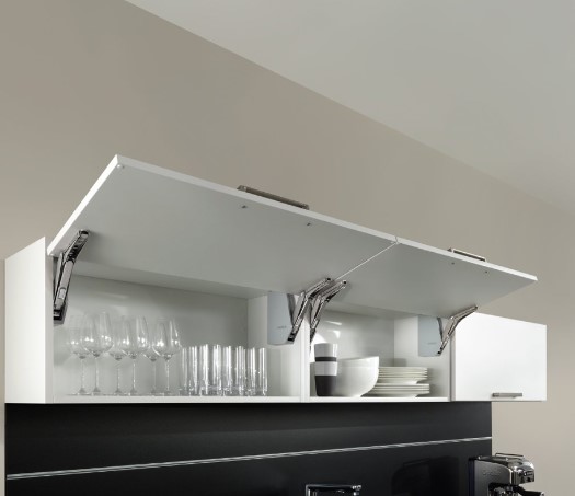 Bộ tay nâng Free Flap 1.7 Hafele 493.05.830 nắp xám Bộ tay nâng Free Flap 1.7 Hafele 493.05.830 nắp xám