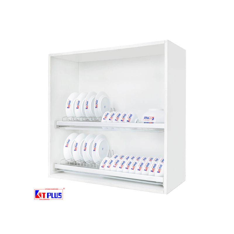 Giá bát cố định 2 tầng Inox mờ cao cấp Kit Plus DK12C MIX.70 Giá bát cố định 2 tầng Inox mờ cao cấp Kit Plus DK12C MIX.70