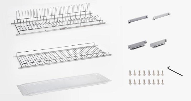 Giá úp bát đĩa Hafele 544.06.026 inox 304 cho tủ rộng 800mm Giá úp bát đĩa Hafele 544.06.026 inox 304 cho tủ rộng 800mm