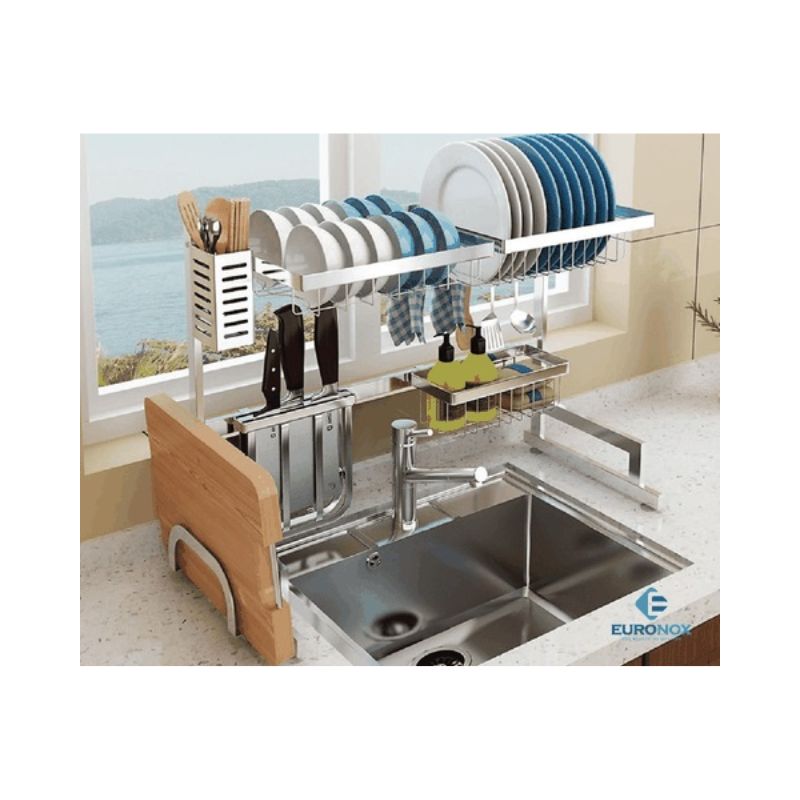 Giá úp chén bát đặt bồn rửa Euronox EUC65 Giá úp chén bát đặt bồn rửa Euronox EUC65