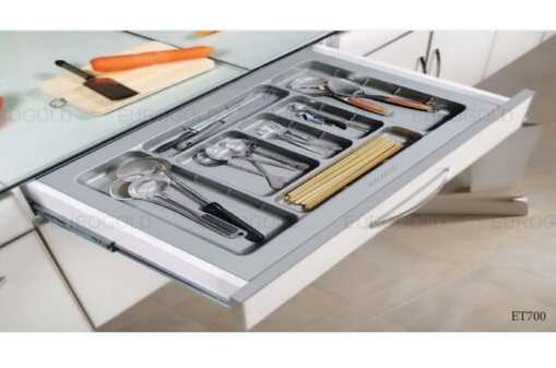 Khay chia thìa dĩa nhựa cao cấp Eurogold ET700 Khay chia thìa dĩa nhựa cao cấp Eurogold ET700