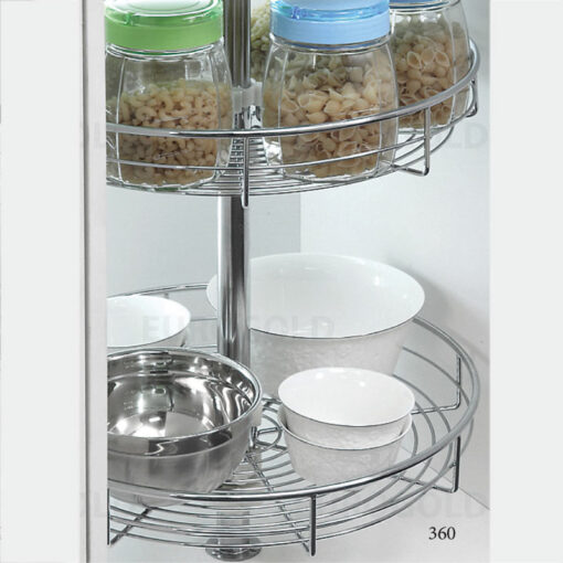 Mâm xoay inox nan tròn Eurogold TR360A/F 3 Mâm xoay inox nan tròn Eurogold TR360A/F