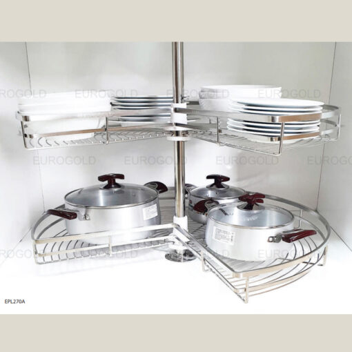 Mâm xoay inox vuông mạ Eurogold TR270A/C 3 mâm xoay inox vuông mạ Eurogold TR270A/C