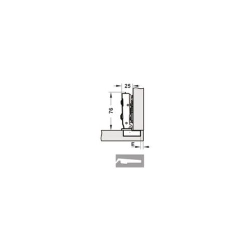 Bản lề Cucina Legato 334.00.030 inox 304 3 Bản lề CUCINA LEGATO 334.00.030 inox 304