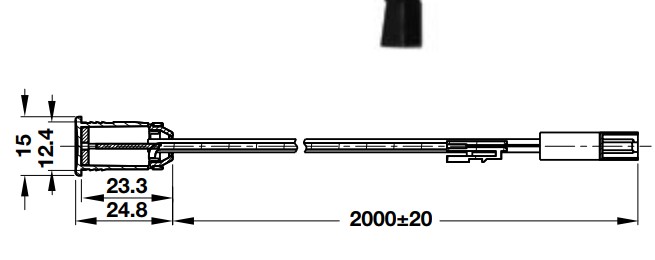 Công tắc cảm biến chạm chỉnh sáng Cucina Stella 833.01.404 Công tắc cảm biến chạm chỉnh sáng Cucina Stella 833.01.404
