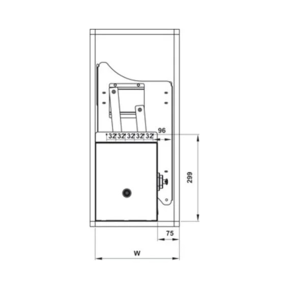 Kích thước của Rổ bát đĩa di động lướt tròn Lento Hafele Kích thước của Rổ bát đĩa di động lướt tròn Lento Hafele 504.76.207 mạ chrome