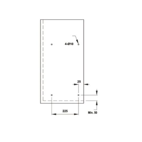 Rổ bát đĩa không khung Presto Hafele 544.40.024 Inox 304 3 Kích thước của Rổ bát đĩa có khung Presto Hafele 544.40.024 Inox 304