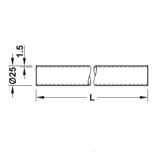 Kích thước của Thanh treo nhà vệ sinh công cộng Hafele 988.98.150 Kích thước của Thanh treo nhà vệ sinh công cộng Hafele 988.98.150