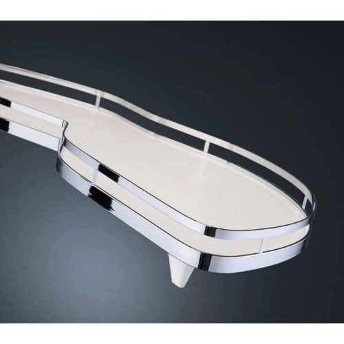 Thiết kế bộ rổ góc Lemans II Hafele 541.32.670 màu Crom