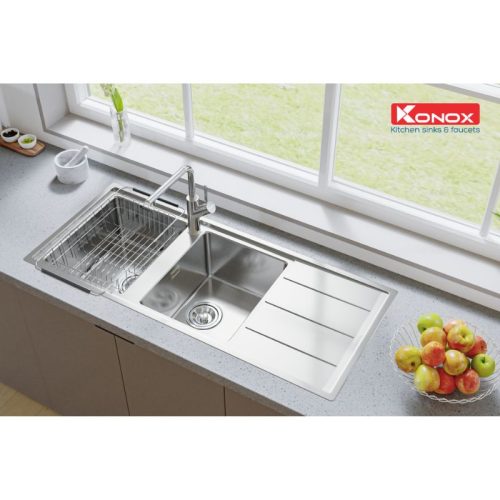 Ảnh thực tế của Rổ úp bát Konox inox Basket BK01