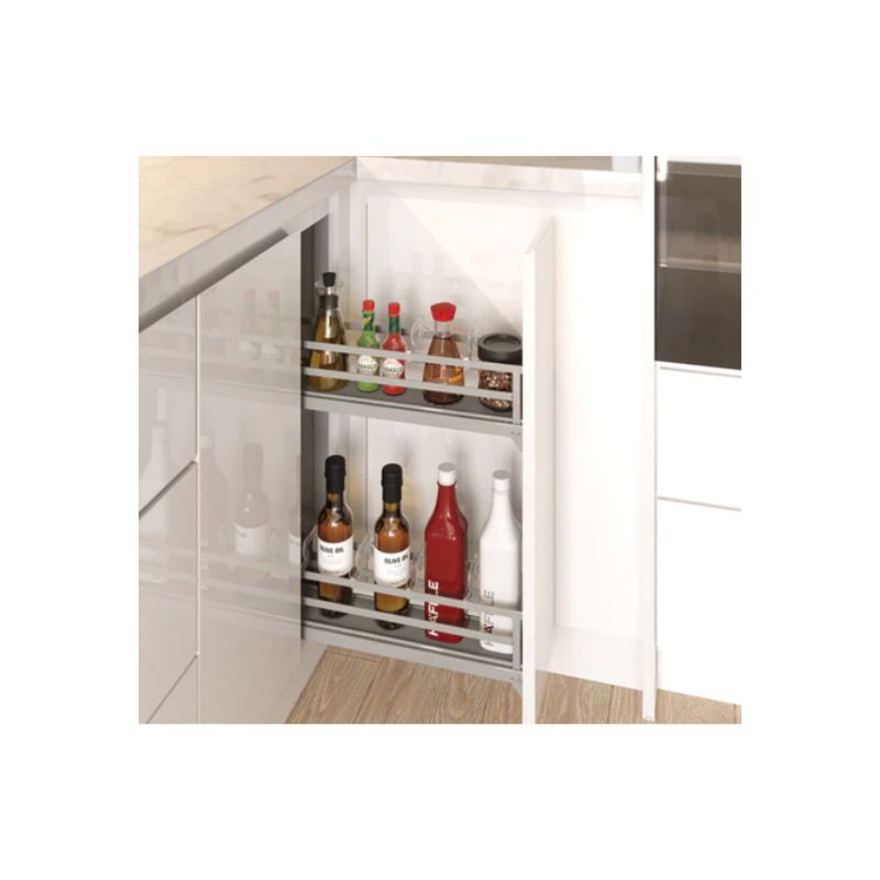 Bộ rổ gia vị Hafele Omero 549.20.841 200mm (phải) Bộ rổ gia vị Hafele Omero 549.20.841 200mm (phải)