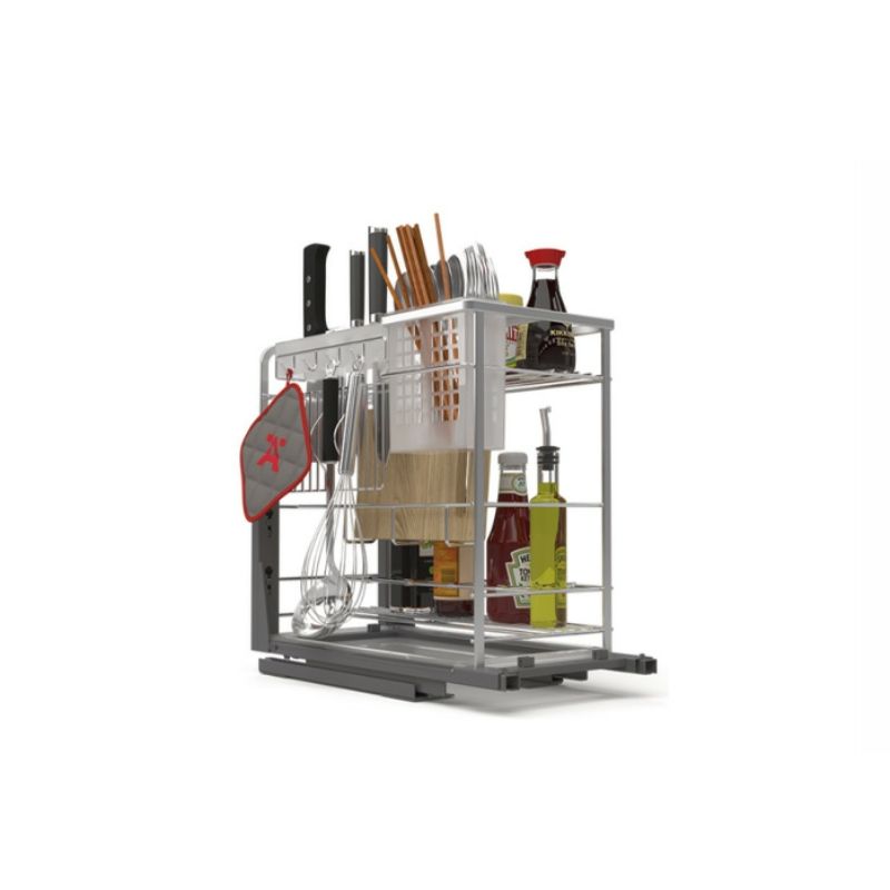 Bộ rổ gia vị, dao thớt Hafele Sonata 549.20.010 250mm Bộ rổ gia vị, dao thớt Hafele Sonata 549.20.010 250mm