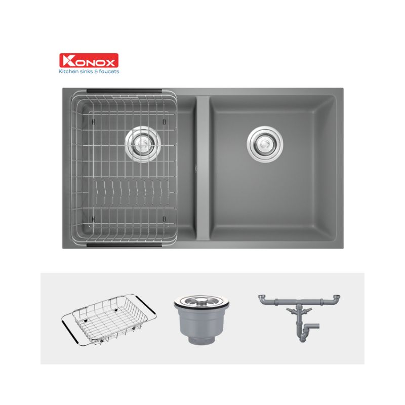 Phụ kiện của Chậu rửa bát Granite Veloci 760D Grey Phụ kiện của Chậu rửa bát Granite Veloci 760D Grey