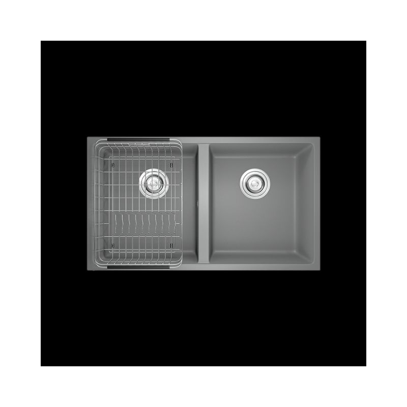 Chậu rửa bát Granite Veloci 760D Grey Chậu rửa bát Granite Veloci 760D Grey