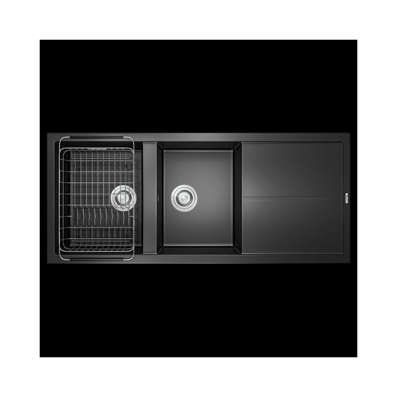 Chậu rửa bát Konox Granite Livello Smart 1160 Black Chậu rửa bát Konox Granite Livello Smart 1160 Black