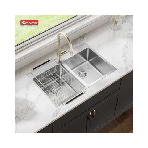 Chậu rửa bát Konox Undermount UNICO 7650 3 Chậu rửa bát Konox Undermount UNICO 7650