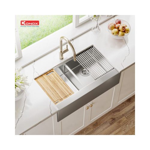 Chậu rửa bát Konox Workstation - Apron Sink KN8751DA Retta 3 Chậu rửa bát Workstation - Apron Sink KN8751DA Retta