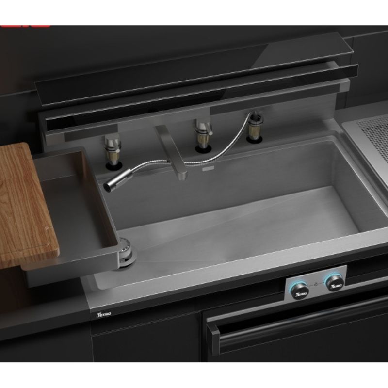 ảnh thực tế máy rửa bát âm tủ Texgio TGUMF11X ảnh thực tế máy rửa bát âm tủ Texgio TGUMF11X