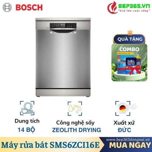 Máy rửa bát độc lập Bosch SMS6ZCI16E serie 6
