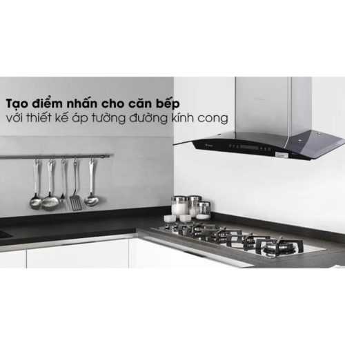 Bảng điều khiển máy hút mùi áp tường tuần hoàn Pramie AC17-700 Air