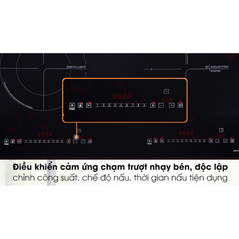 Bảng điều khiển bếp từ kết hợp hồng ngoại Pramie PRMY-2108 2 vùng nấu lắp âm Bảng điều khiển bếp từ kết hợp hồng ngoại Pramie PRMY-2108 2 vùng nấu lắp âm