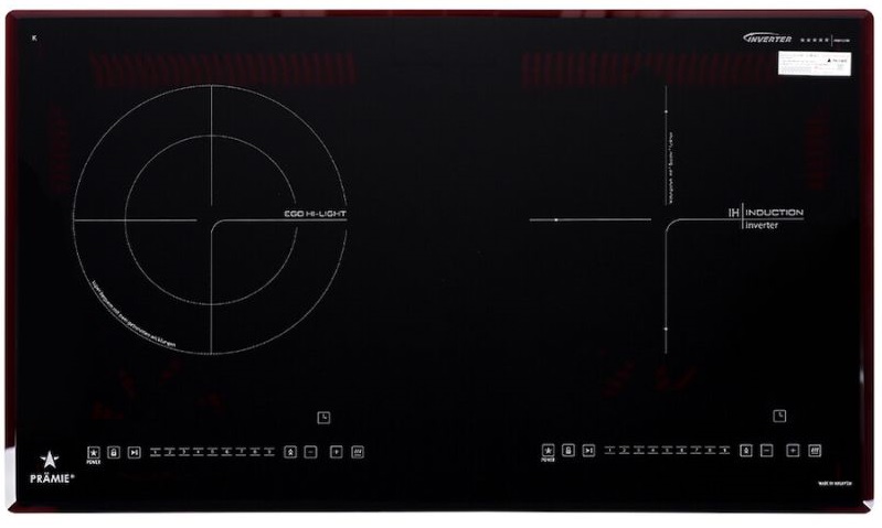 Bếp từ kết hợp hồng ngoại Pramie PRMY-2108 2 vùng nấu lắp âm 8 Bếp từ kết hợp hồng ngoại Pramie PRMY-2108 2 vùng nấu lắp âm