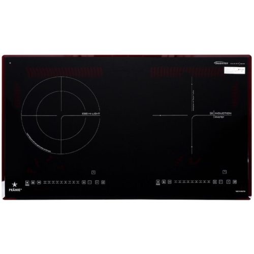 Bếp từ kết hợp hồng ngoại Pramie PRMY-2108 2 vùng nấu lắp âm