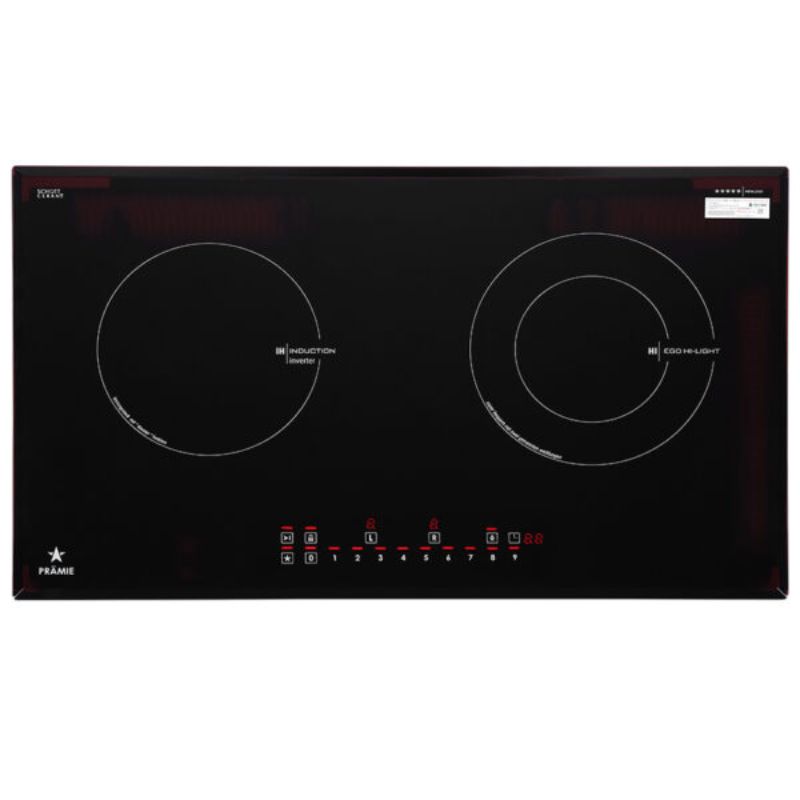 Bếp từ kết hợp hồng ngoại Pramie PRTH-2101 2 vùng nấu lắp âm Bếp từ kết hợp hồng ngoại Pramie PRTH-2101 2 vùng nấu lắp âm