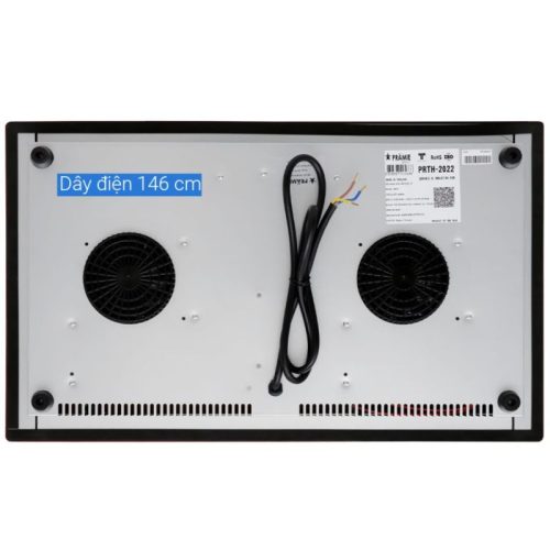 Bếp từ đôi Pramie PRTH-2022 lắp âm 3 Cấu tạo bếp từ đôi Pramie PRTH-2022 lắp âm