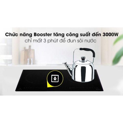 Chức năng bếp từ đôi Pramie PRMY-2205 lắp âm