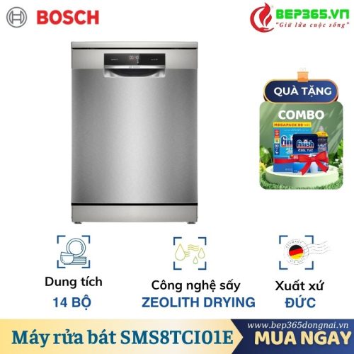Máy rửa bát độc lập Bosch SMS8TCI01E serie 8