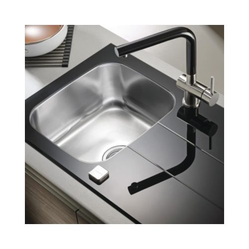 Ảnh thực tế của chậu rửa chén inox 1 hố Elica Concerto 1B 1D – Black 109501230