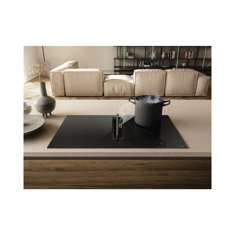 Ảnh thực tế của bếp từ kết hợp máy hút mùi Elica NIKOLATESLA FIT XL BL/A/83 PRF0179476 Ảnh thực tế của bếp từ kết hợp máy hút mùi Elica NIKOLATESLA FIT XL BL/A/83 PRF0179476