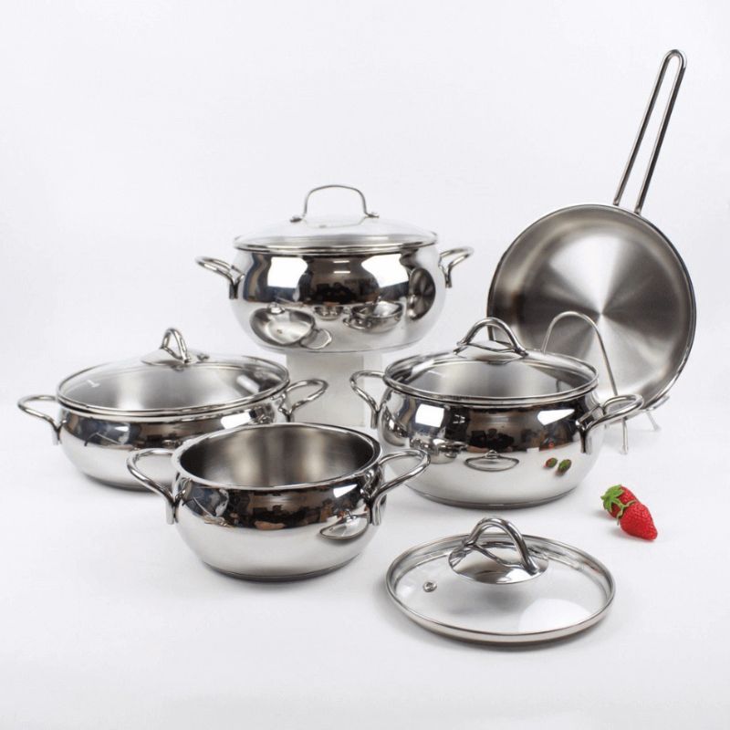 Ảnh thực tế bộ nồi chảo Elica KORKMAZ TOMBIK A1800 Ảnh thực tế bộ nồi chảo Elica KORKMAZ TOMBIK A1800