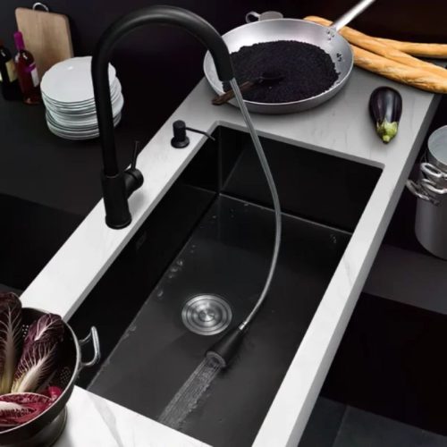 Hình ảnh thực tế vòi rửa bát Fagor T2145A-SS