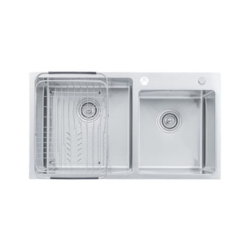 Chậu rửa bát inox 2 hố Paul Schmitt PA8045-TL