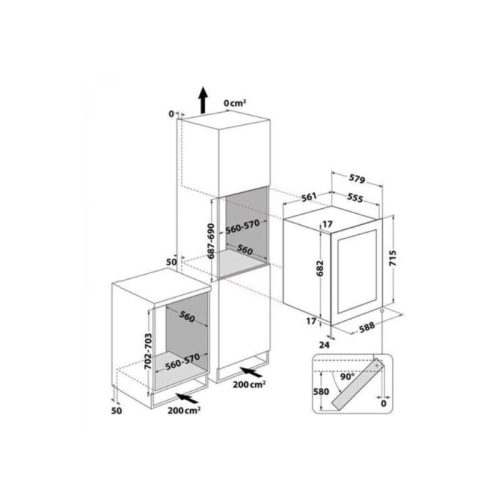 Thiết kế của tủ rượu Elica VERITAS BI36 PRF0191774