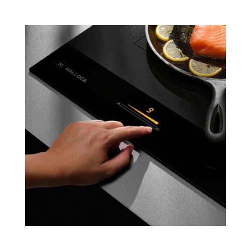 Bếp từ đôi Malloca Skylux MH-802 lắp âm 5 Bảng điều khiển của bếp từ đôi Malloca Skylux MH-802 lắp âm