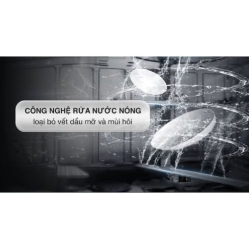 Máy rửa bát độc lập Hafele HDW-F6051S 538.21.370 7 Công nghệ rửa nước nóng của máy rửa bát độc lập Hafele HDW-F6051S 538.21.370
