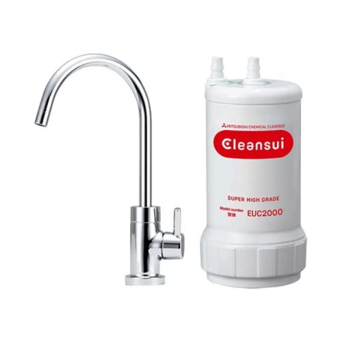 Ảnh thực tế của thiết bị lọc nước dưới bồn rửa Cleansui EU101