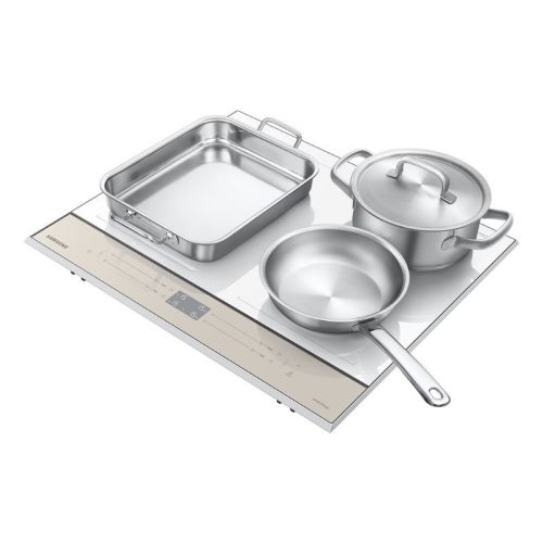 Ảnh bếp từ Samsung Bespoke 4 vùng nấu NZ64B5067YY/SV lắp âm