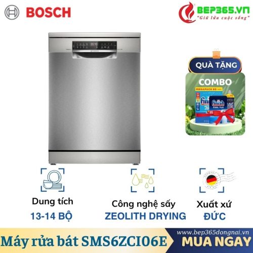 Máy rửa bát độc lập Bosch SMS6ZCI06E Serie 6
