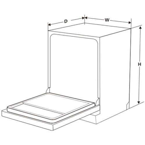 Kích thước máy rửa bát Eurogold EUW88TL15SPro