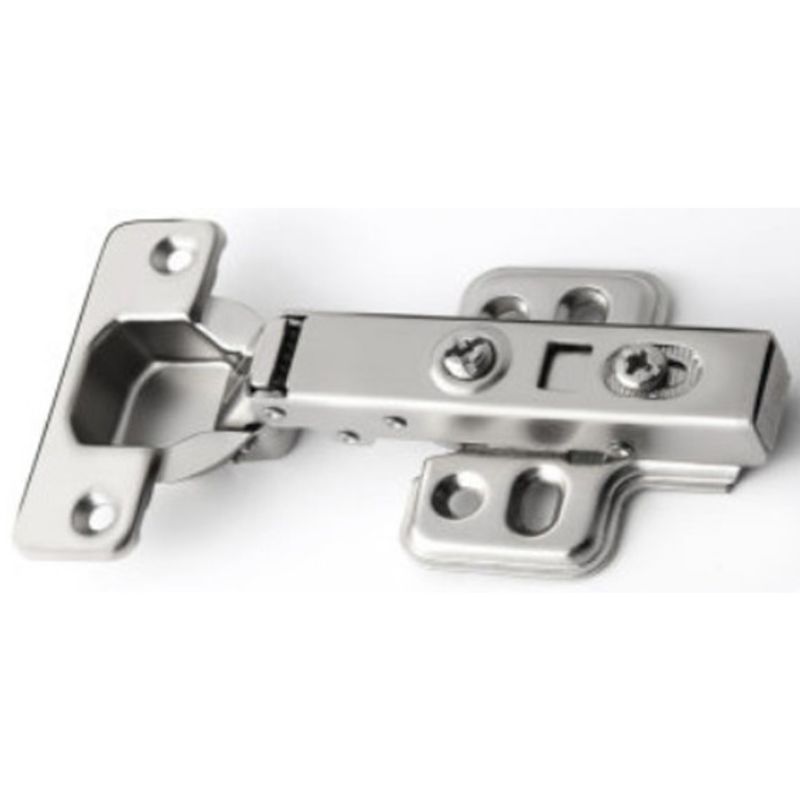 Bản lề thép giảm chấn lắp thường thẳng Eurogold HD1 Bản lề thép giảm chấn lắp thường thẳng Eurogold HD1