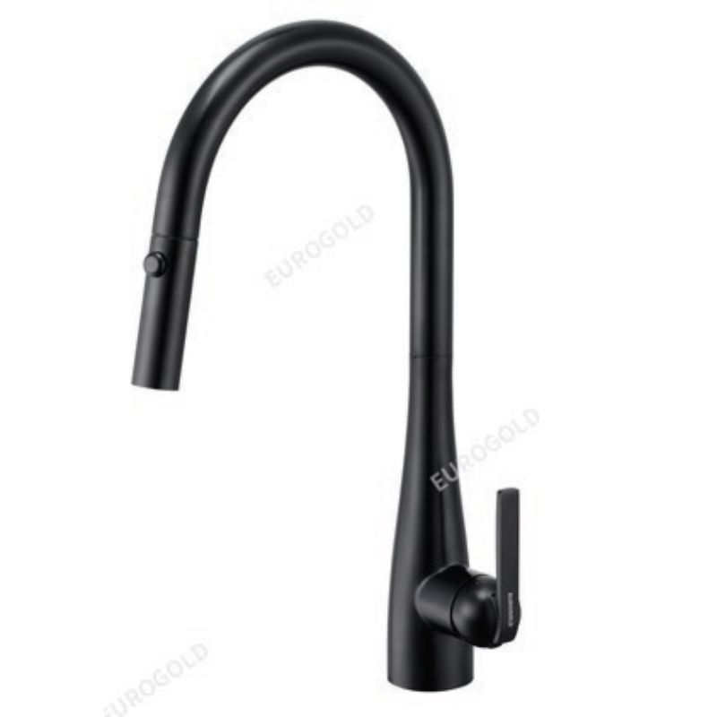 Vòi rửa bát nóng lạnh Eurogold EUF219DR có dây rút Vòi rửa bát nóng lạnh Eurogold EUF219DR có dây rút