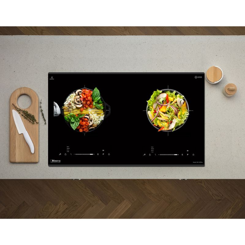 Anh-thuc-te-bep-tu-doi-binova-bi-1102plus-lap-am Ảnh thực tế bếp từ đôi Binova BI-1102Plus lắp âm