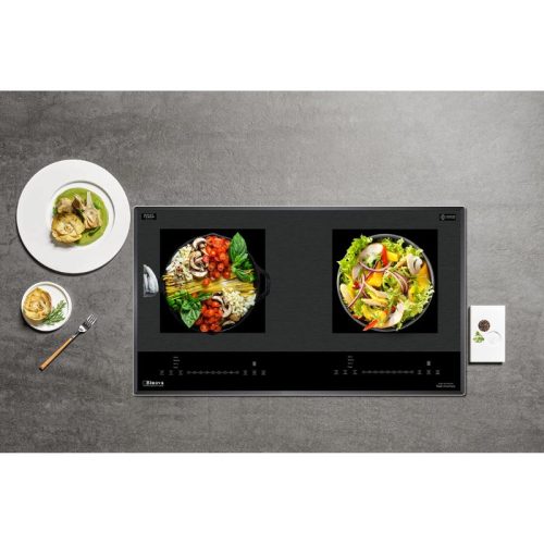 Bếp từ đôi Binova BI-1088GM lắp âm 2 Ảnh thực tế bếp từ đôi Binova BI-1088GM lắp âm