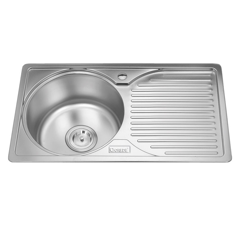Chậu rửa bát inox 1 hố Gorlde GD-0290 Chậu rửa bát inox 1 hố Gorlde GD-0290